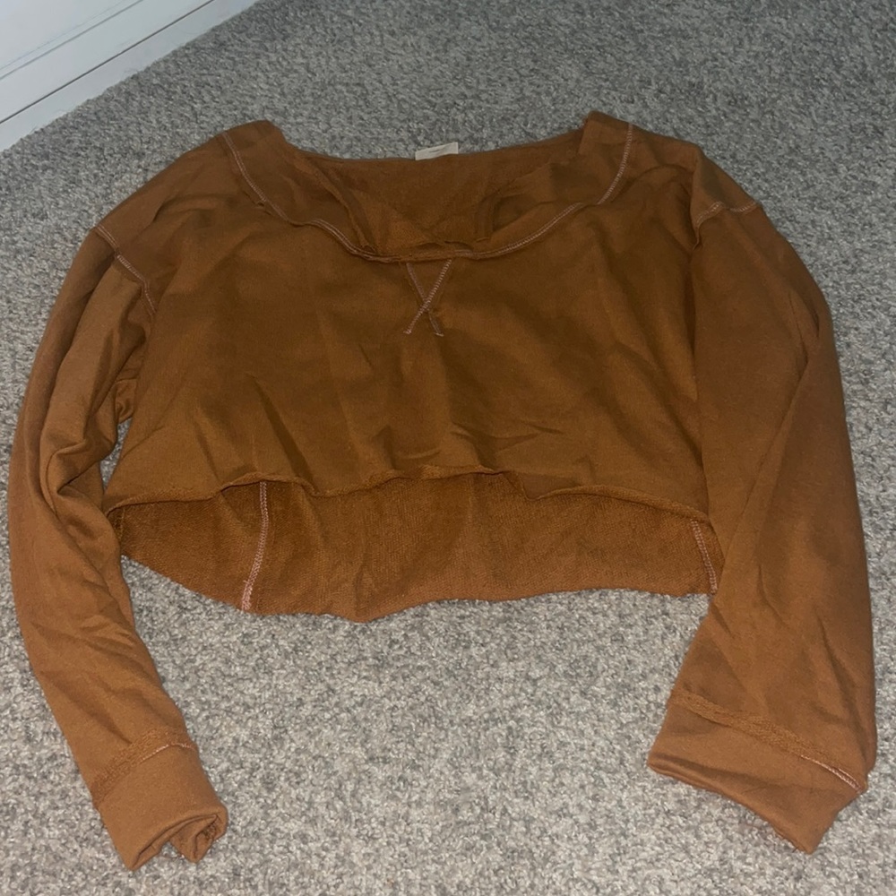 Free people cropped shirt